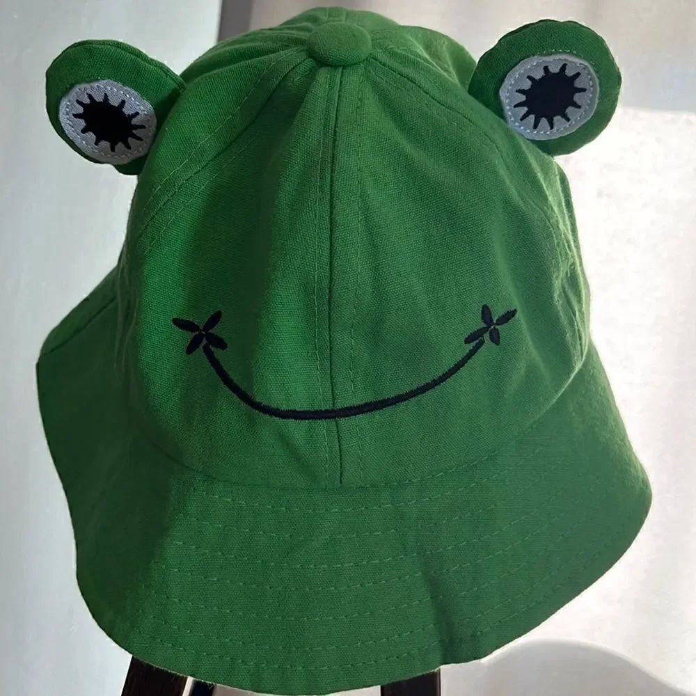 Cute kids like New Green Frog Hat